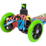 Кикборд NOVATRACK DISCO-KIDS GRAFFITI черный 120H.DISCOKIDS.BMC8
