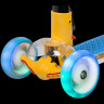 Кикборд NOVATRACK RAINBOW PRO TRANSPARENT синий 120PROT.RAINBOW.BL20
